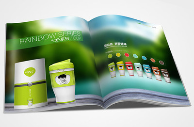 迈科格林新材料_环保杯产品画册设计